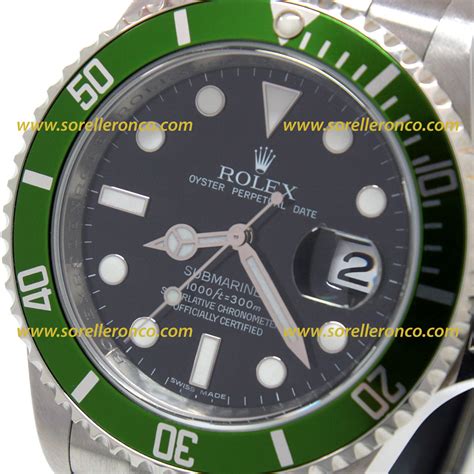 rolex ghiera verde 50 anniversario|Rolex Submariner Verde: Recensione e prezzo.